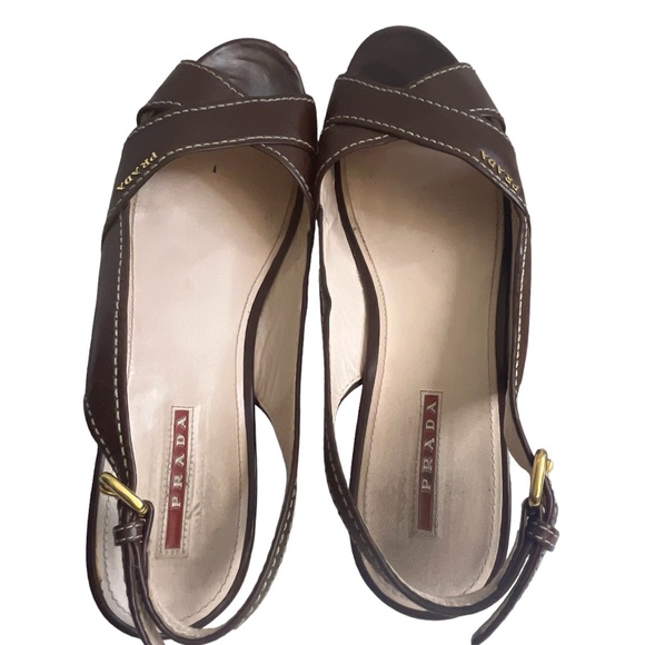 Prada womens wedge sandals size 41 - Picture 16 of 16